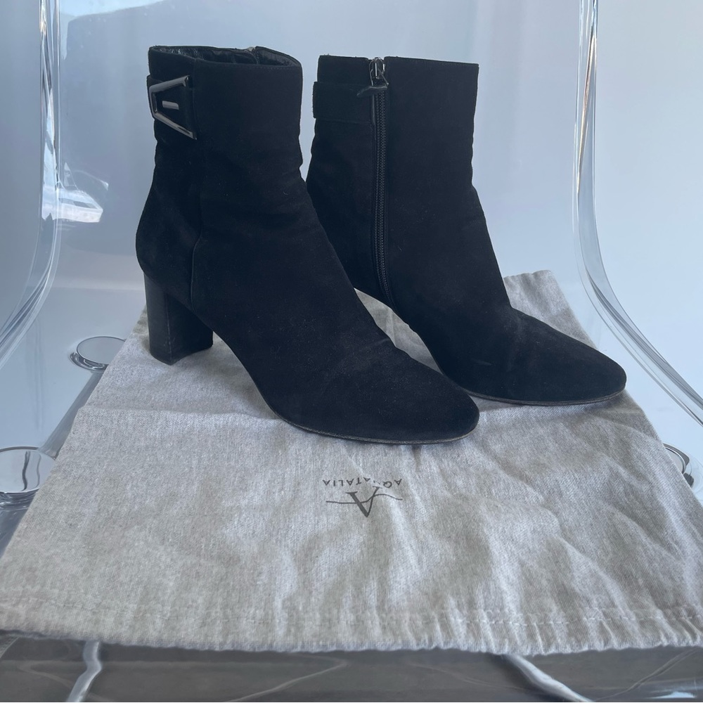 Aquatalia suede bootie